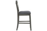 Hallanden Two-tone Gray Counter Height Chair, Set of 2 by Ashley at Eve Furniture