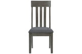 Hallanden Two-tone Gray Dining Chair, Set of 2 by Ashley at Eve Furniture