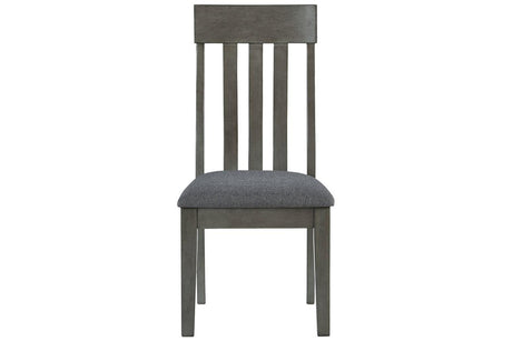 Hallanden Two-tone Gray Dining Chair, Set of 2 by Ashley at Eve Furniture