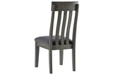 Hallanden Two-tone Gray Dining Chair, Set of 2 by Ashley at Eve Furniture