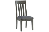 Hallanden Two-tone Gray Dining Chair, Set of 2 by Ashley at Eve Furniture