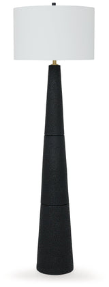 Hallburg Black Floor Lamp by Ashley at Eve Furniture