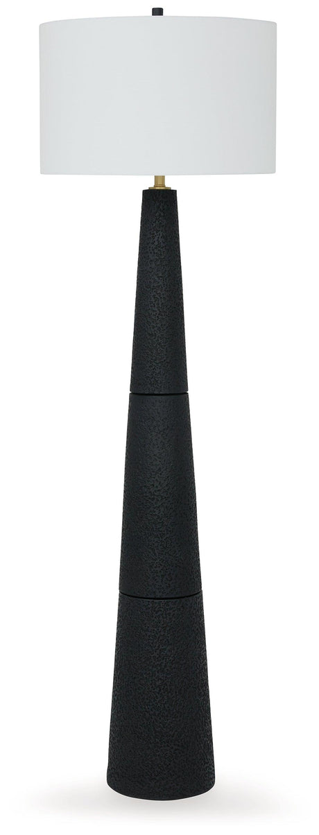 Hallburg Black Floor Lamp by Ashley at Eve Furniture