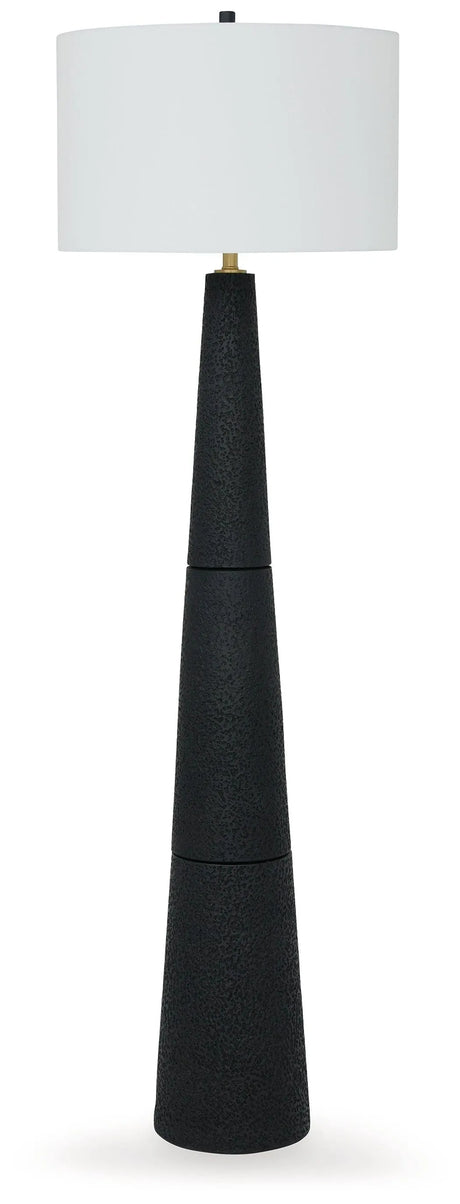 Hallburg Black Floor Lamp by Ashley at Eve Furniture