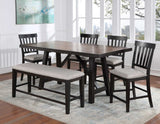 Halle 5-Piece Counter Dining Set(Counter Table & 4 Counter Chairs)