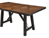 Halle Ebony/Oatmeal Counter Height Dining Set by Steve Silver at Eve Furniture