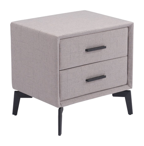 Halle Gray Side Table by Zuomod at Eve Furniture