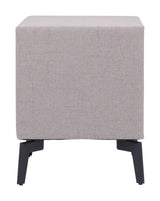 Halle Gray Side Table by Zuomod at Eve Furniture