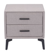 Halle Gray Side Table by Zuomod at Eve Furniture