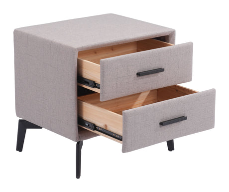 Halle Gray Side Table by Zuomod at Eve Furniture