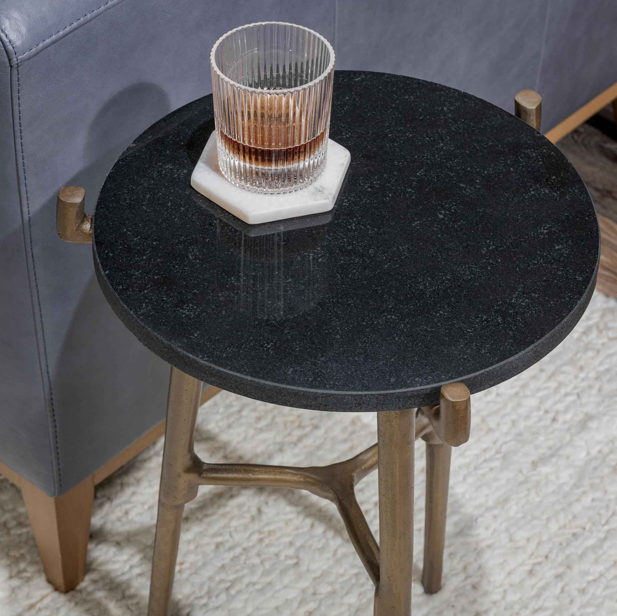 Halley Black Accent Table by Classic Home at Eve Furniture