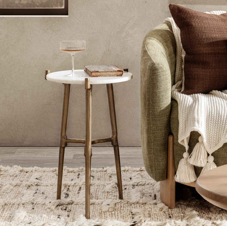 Halley White Accent Table by Classic Home at Eve Furniture