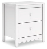 Hallityn Full Panel Headboard with Dresser and Nightstand in White by Ashley at Eve Furniture