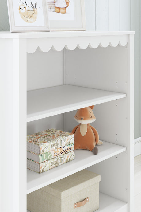 Hallityn White Bookcase by Ashley at Eve Furniture