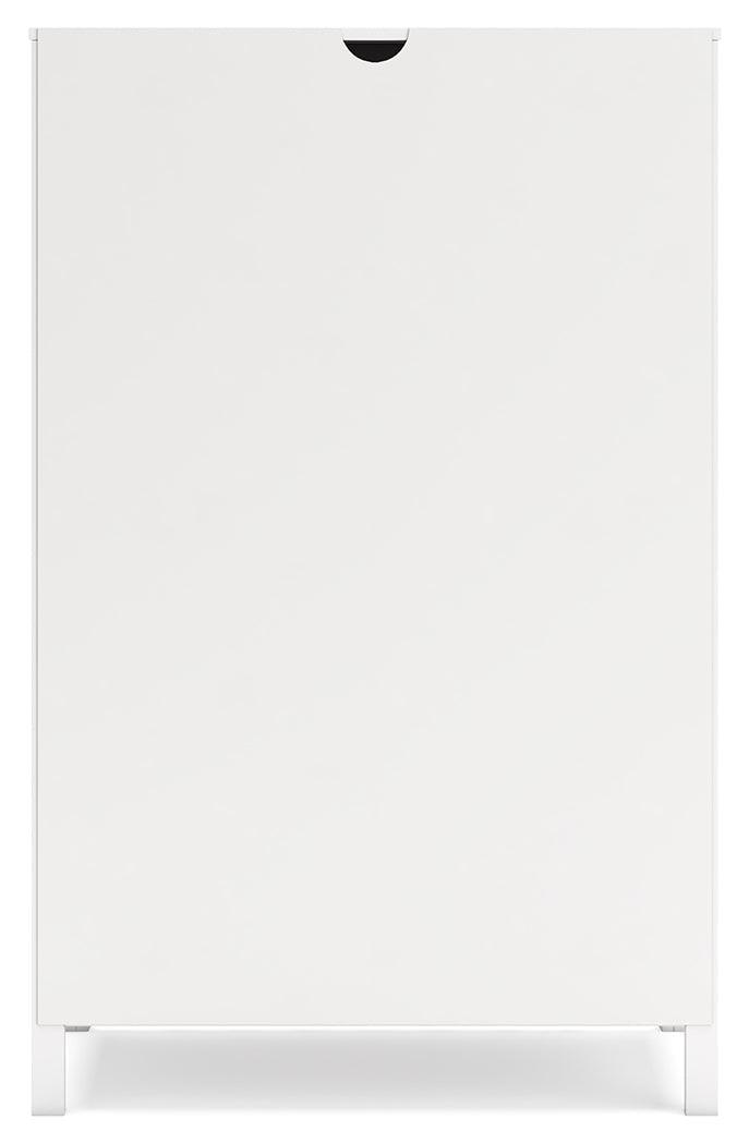 Hallityn White Chest of Drawers by Ashley at Eve Furniture