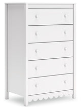 Hallityn White Chest of Drawers by Ashley at Eve Furniture