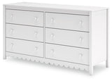 Hallityn White Dresser by Ashley at Eve Furniture