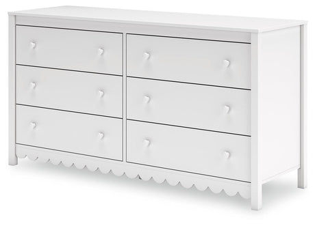 Hallityn White Dresser by Ashley at Eve Furniture