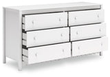 Hallityn White Dresser by Ashley at Eve Furniture