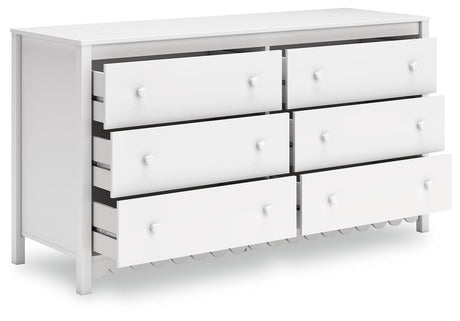 Hallityn White Dresser by Ashley at Eve Furniture