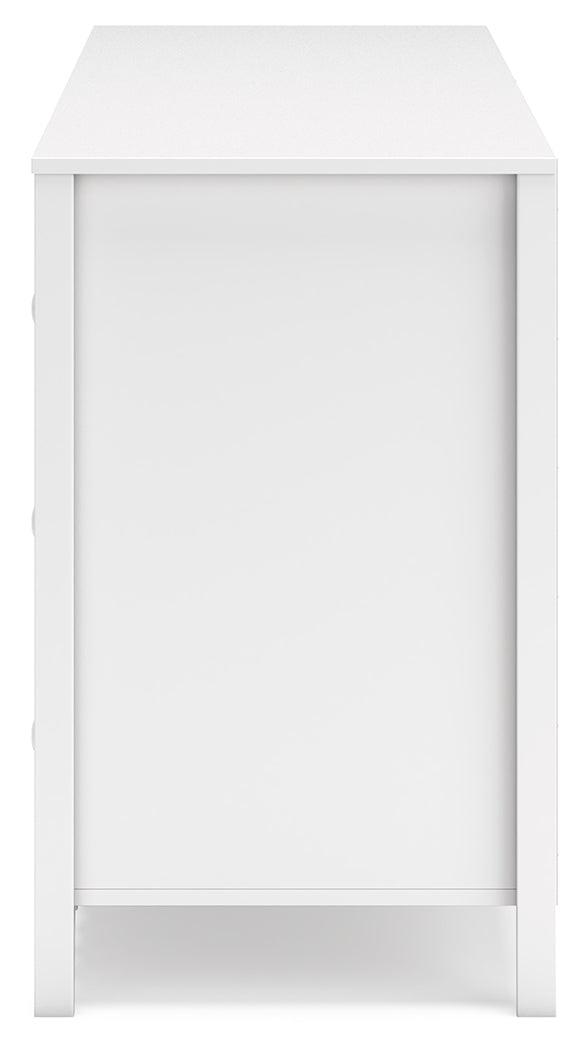 Hallityn White Dresser by Ashley at Eve Furniture