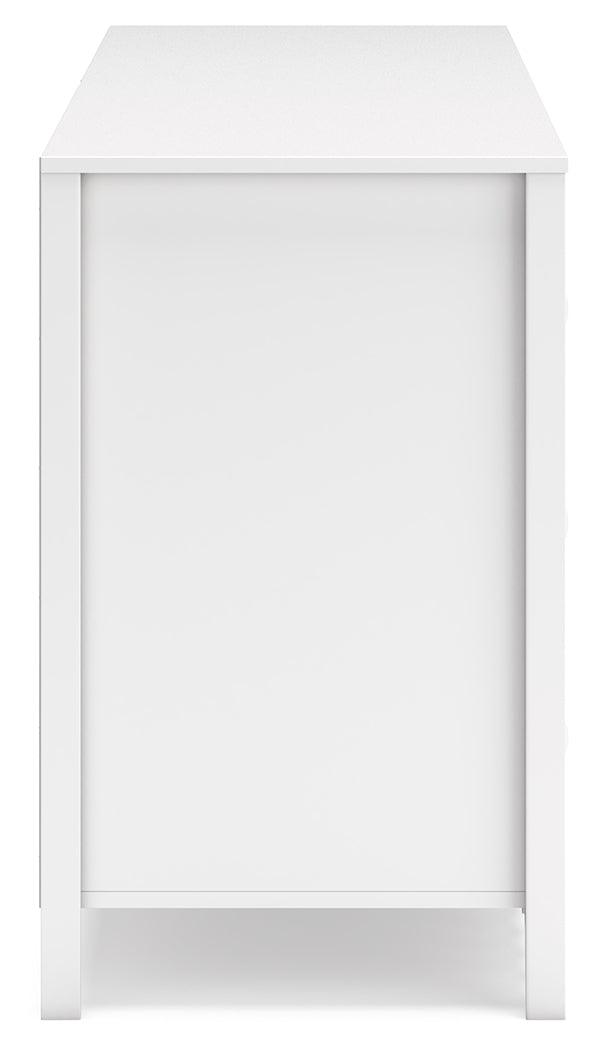 Hallityn White Dresser by Ashley at Eve Furniture