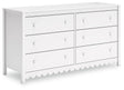 Hallityn White Dresser by Ashley at Eve Furniture