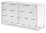 Hallityn White Dresser