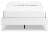 Hallityn White Full Platform Base Bed by Ashley at Eve Furniture