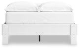 Hallityn White Full Platform Base Bed by Ashley at Eve Furniture
