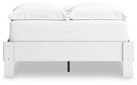 Hallityn White Full Platform Base Bed by Ashley at Eve Furniture