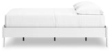 Hallityn White Full Platform Base Bed by Ashley at Eve Furniture