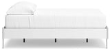 Hallityn White Full Platform Base Bed by Ashley at Eve Furniture