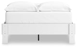 Hallityn White Full Platform Bed by Ashley at Eve Furniture