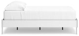 Hallityn White Full Platform Bed by Ashley at Eve Furniture