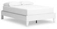 Hallityn White Full Platform Bed by Ashley at Eve Furniture