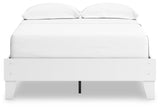 Hallityn White Full Platform Bed