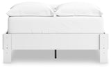 Hallityn White Full Platform Bed