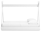 Hallityn White Full Tent Bed by Ashley at Eve Furniture