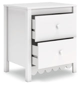 Hallityn White Nightstand by Ashley at Eve Furniture