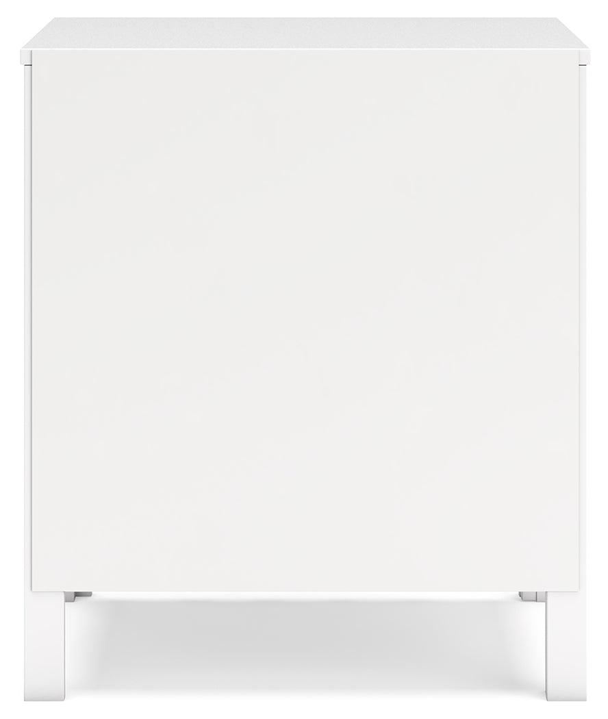 Hallityn White Nightstand by Ashley at Eve Furniture