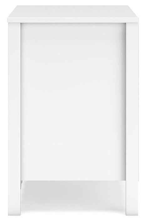 Hallityn White Nightstand by Ashley at Eve Furniture