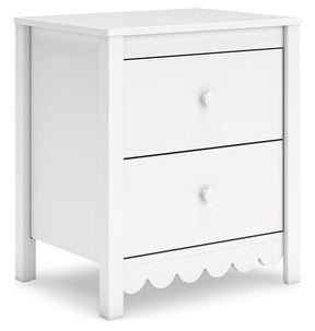 Hallityn White Nightstand by Ashley at Eve Furniture