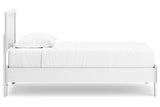 Hallityn White Twin Panel Platform Bed by Ashley at Eve Furniture