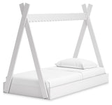 Hallityn White Twin Tent Bed by Ashley at Eve Furniture
