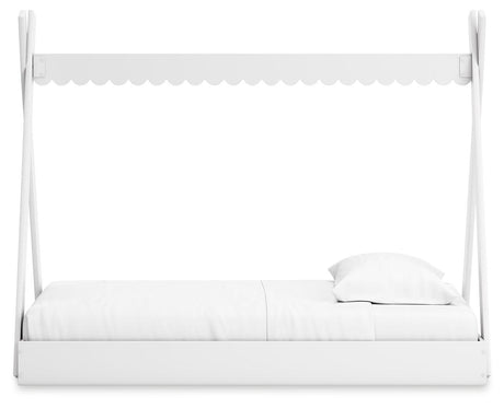 Hallityn White Twin Tent Bed by Ashley at Eve Furniture
