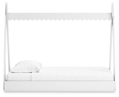 Hallityn White Twin Tent Bed by Ashley at Eve Furniture