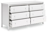 Hallityn White Youth Panel Platform Bedroom Set by Ashley at Eve Furniture