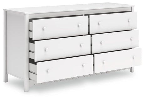 Hallityn White Youth Panel Platform Bedroom Set by Ashley at Eve Furniture