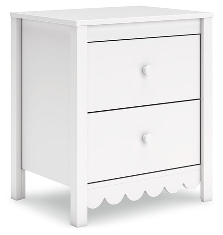 Hallityn White Youth Panel Platform Bedroom Set by Ashley at Eve Furniture